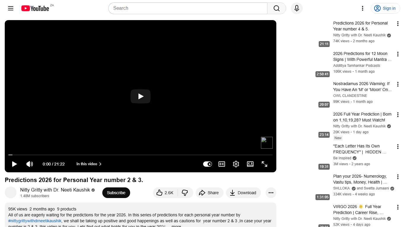 Predictions 2026 for Personal Year number 2 & 3. - YouTube